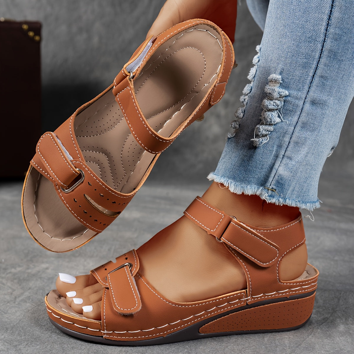 Weber™ | Aldona - Orthopädische Sandalen mit Absatz