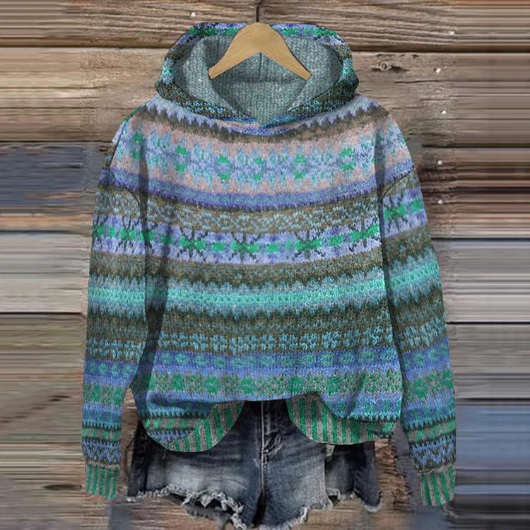 Weber™ | Anja - Gemütlicher Ethno-Pullover