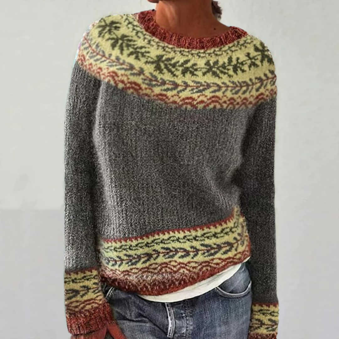 Weber™ | Lara - Gemütlicher Retro-Pullover