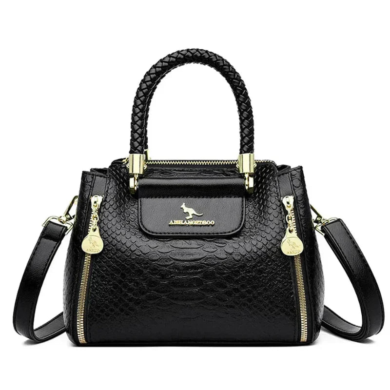 Weber™ | Luxus-Handtasche aus veganem Leder
