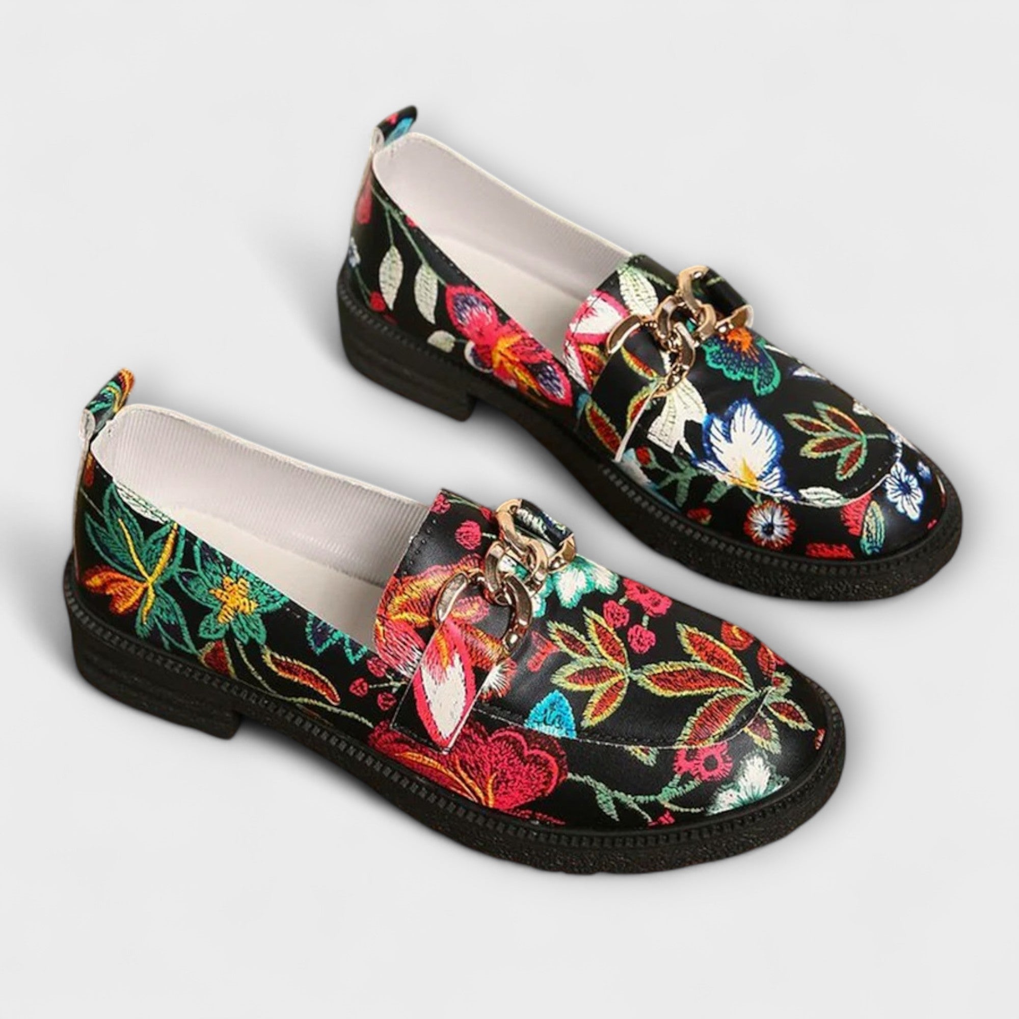 Weber™ | Orla – Mehrfarbige Loafer mit Blumenmuster