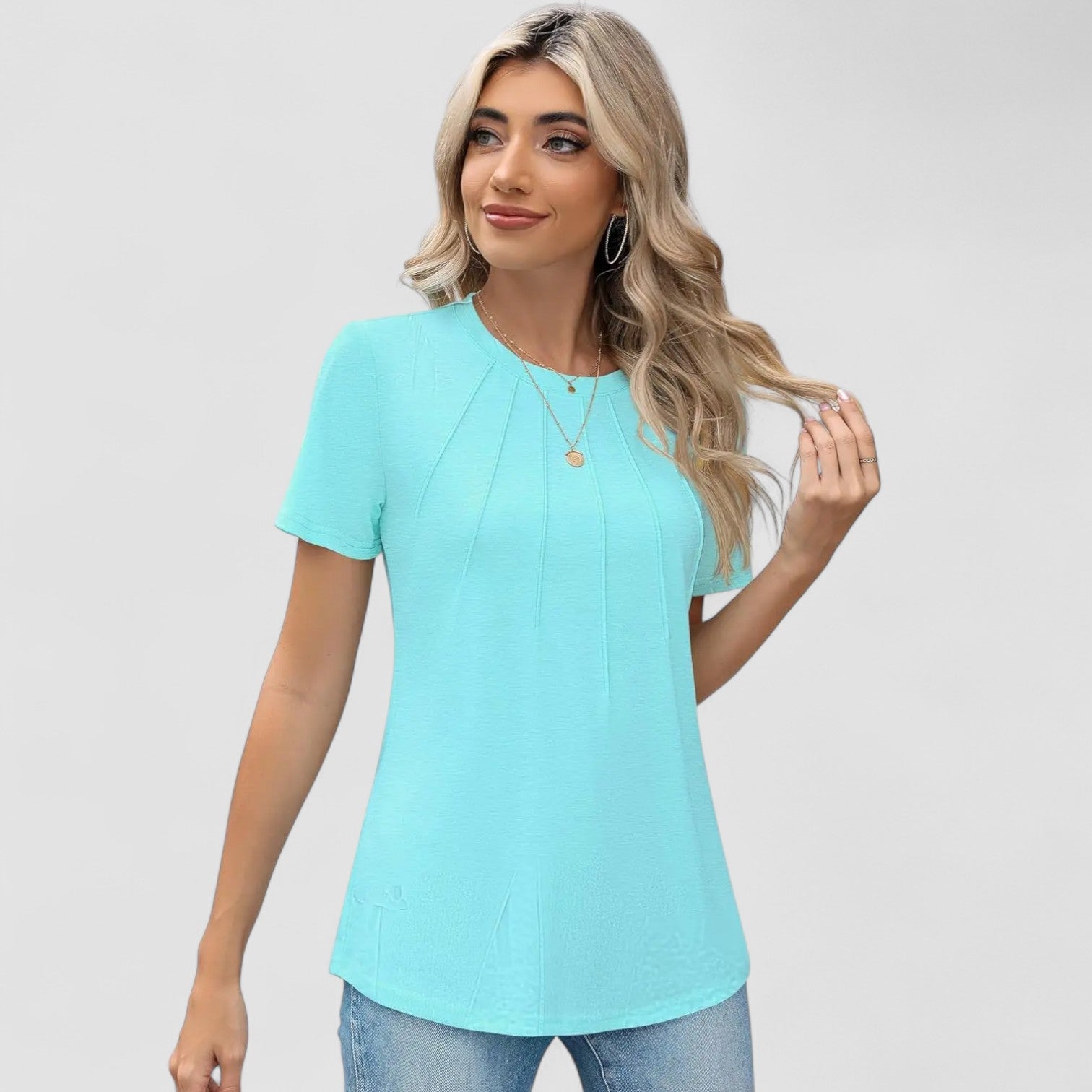 Weber™ | Noelie – Kurzarm-Shirt mit Nahtdetails