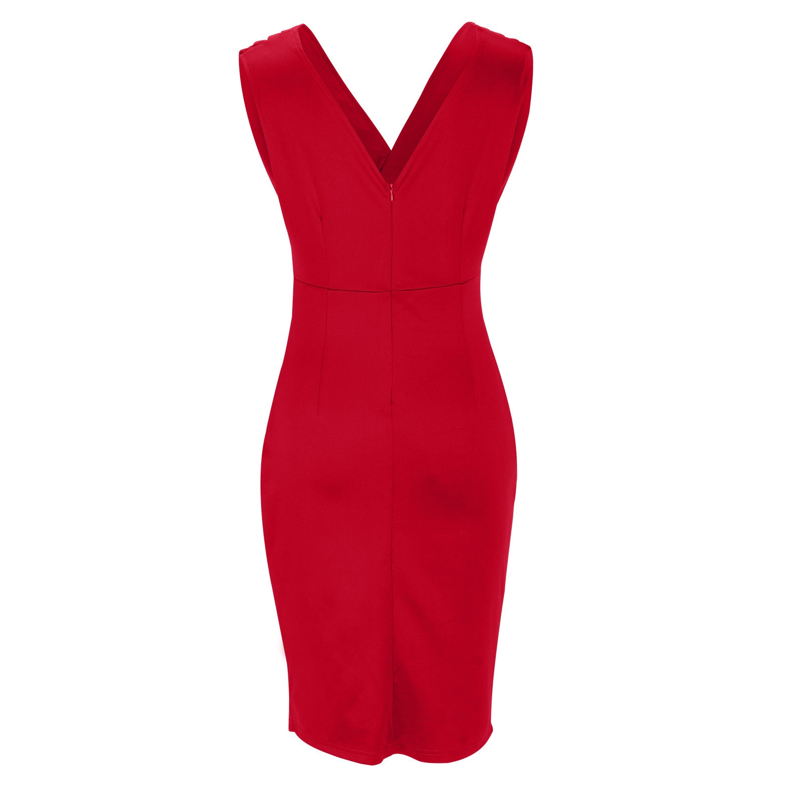 Weber™ | Figurbetontes Kleid mit V-Ausschnitt und Schlitz