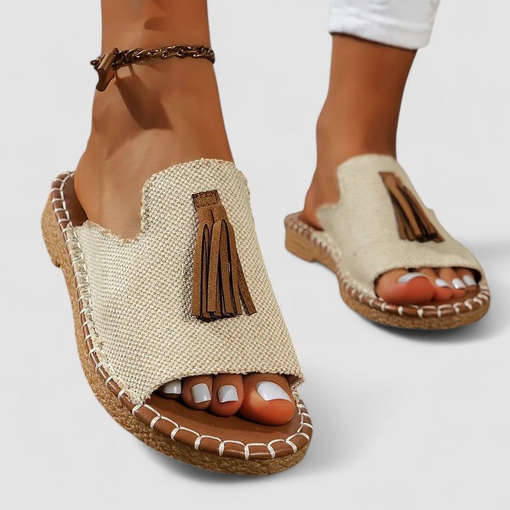 Weber™ | Leena - Bequeme und Flache Orthopädische Sandalen