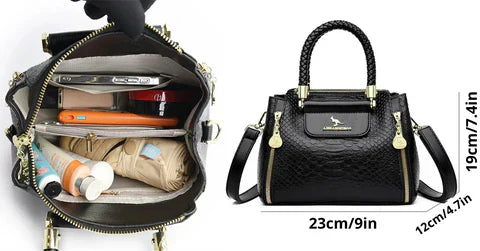 Weber™ | Luxus-Handtasche aus veganem Leder