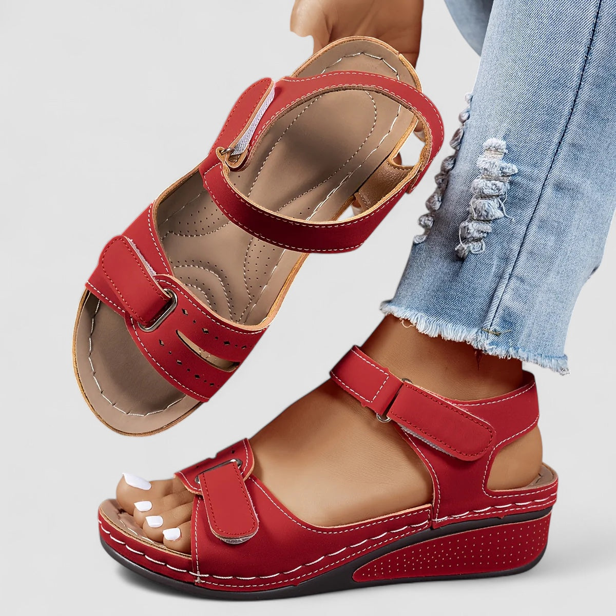 Weber™ | Norah - Orthopädische Sandalen mit Unterstützung für Stabilität und Komfort den ganzen Tag