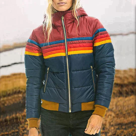 Weber™ Retro-Jacke mit Pelzkapuze