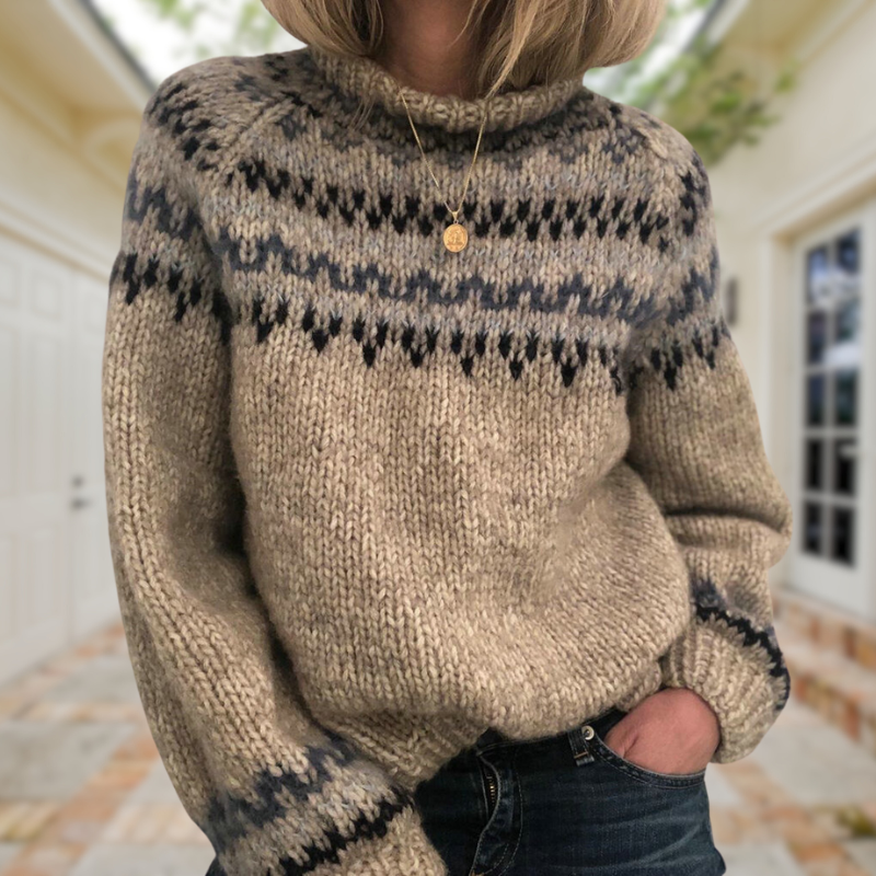 Weber™ | Layla - Gemütlicher Retro-Pullover
