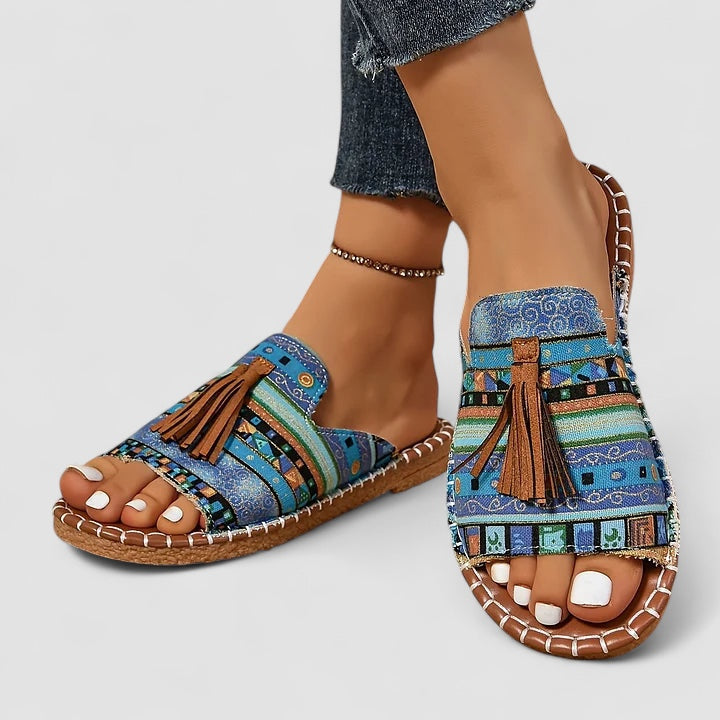 Weber™ | Leena - Bequeme und Flache Orthopädische Sandalen