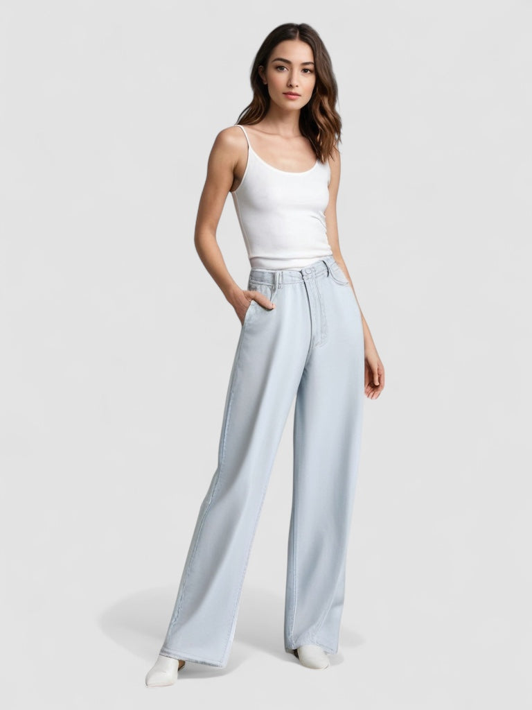Weber™ | A-Linien Jeans Blau Gletscher