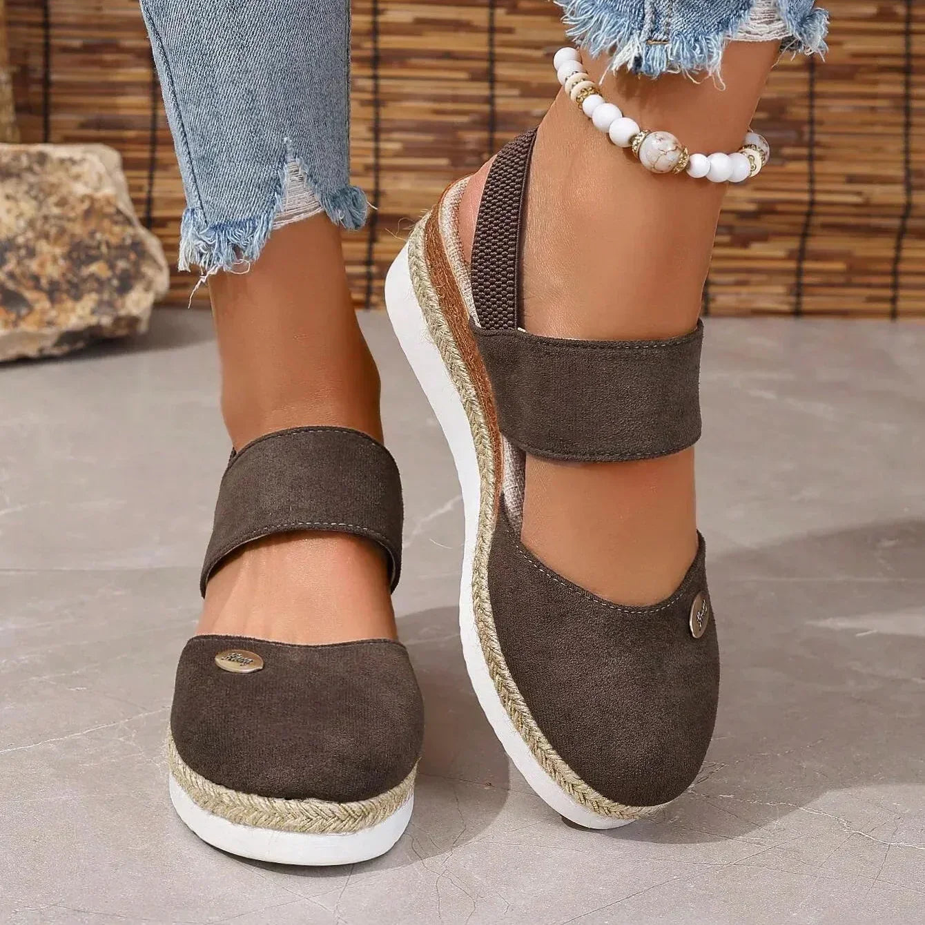 Weber™ | Antonia - Orthopädische Sandalen mit Absatz, Atmungsaktiv und Entspannend
