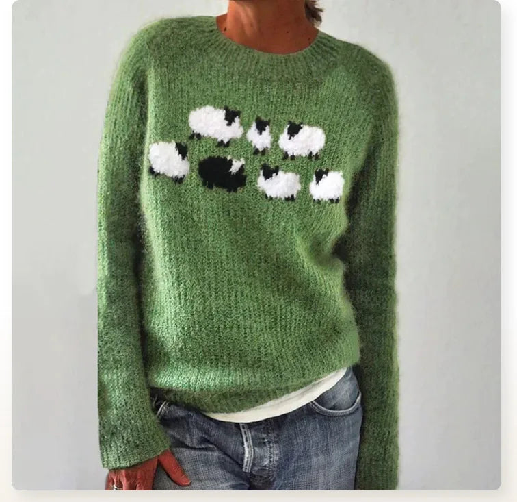 Weber™ | Poppy - Gemütlicher Retro-Pullover