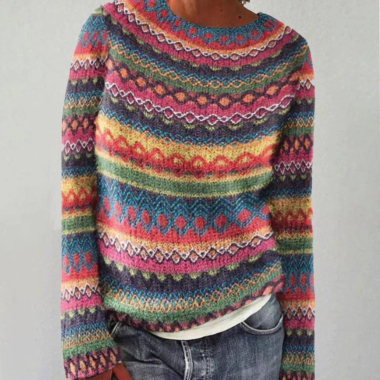 Weber™ | Emma - Gemütlicher Retro-Pullover