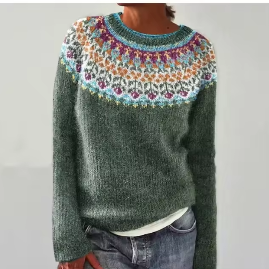 Weber™ | Elisa - Gemütlicher Retro-Pullover