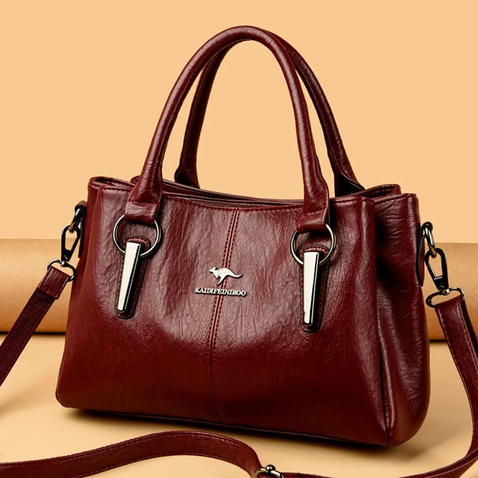 Weber™ | Ristiselkä Tasche aus weichem Leder
