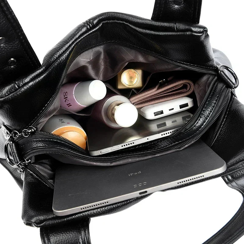 Weber™ | Ungezwungene vegane Lederhandtasche