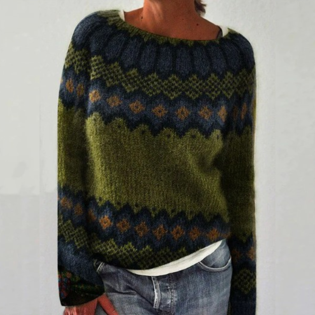 Weber™ | Anita - Gemütlicher Retro-Pullover