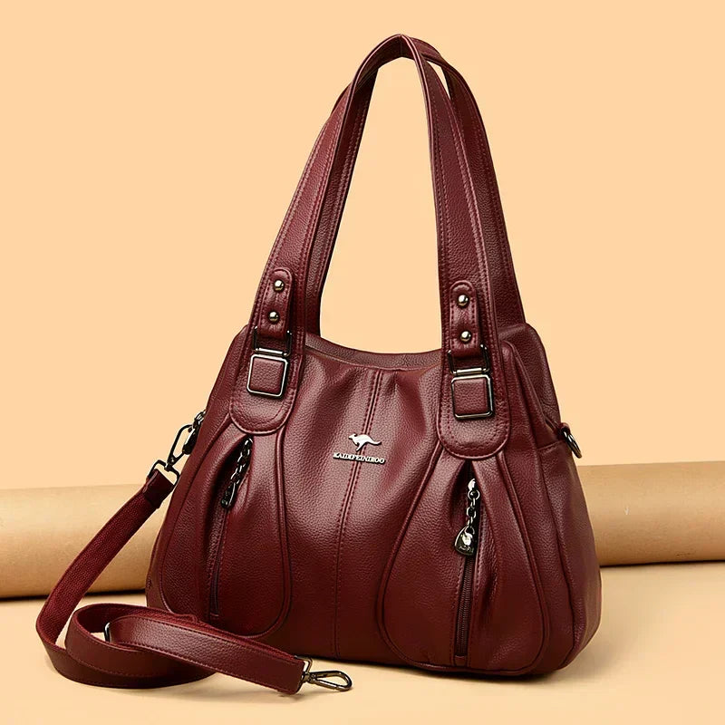Weber™ | Ungezwungene vegane Lederhandtasche