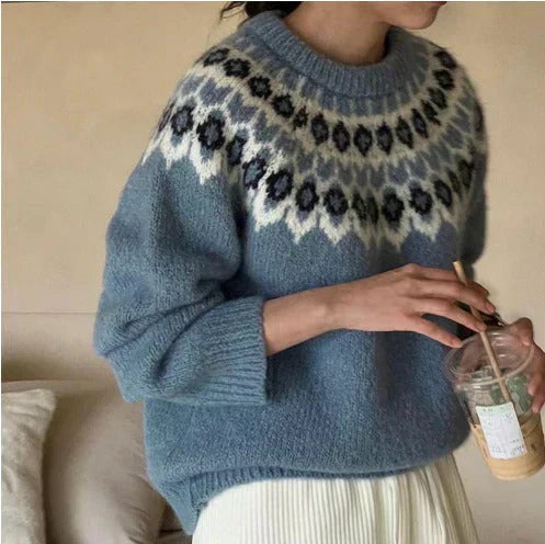 Weber™ | Sophie - Stilvolle Jacquard-Pullover