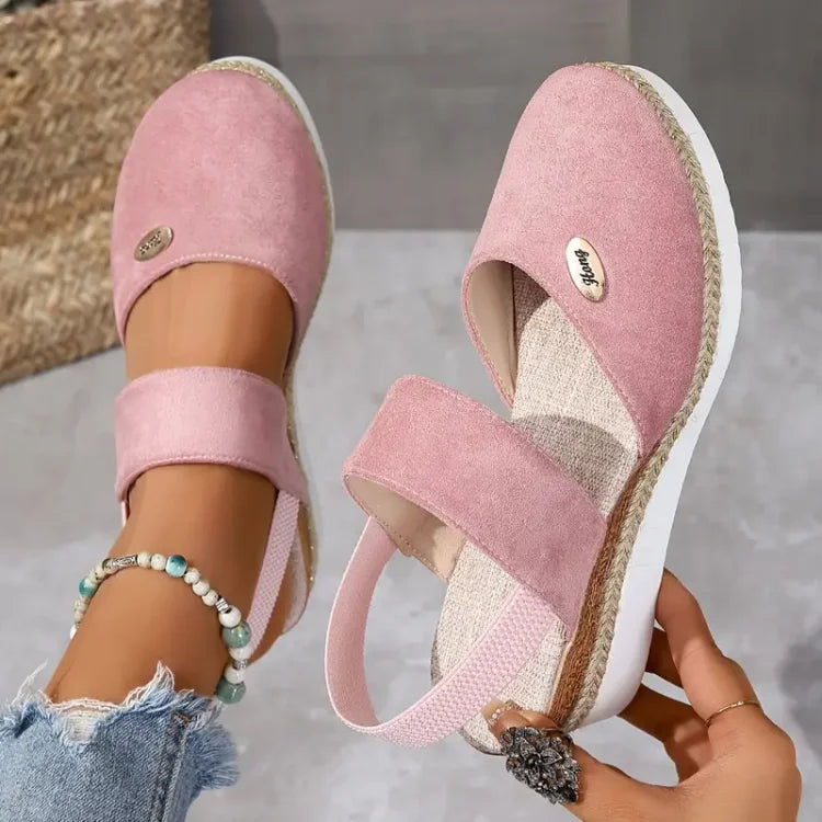 Weber™ | Antonia - Orthopädische Sandalen mit Absatz, Atmungsaktiv und Entspannend