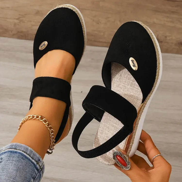 Weber™ | Antonia - Orthopädische Sandalen mit Absatz, Atmungsaktiv und Entspannend