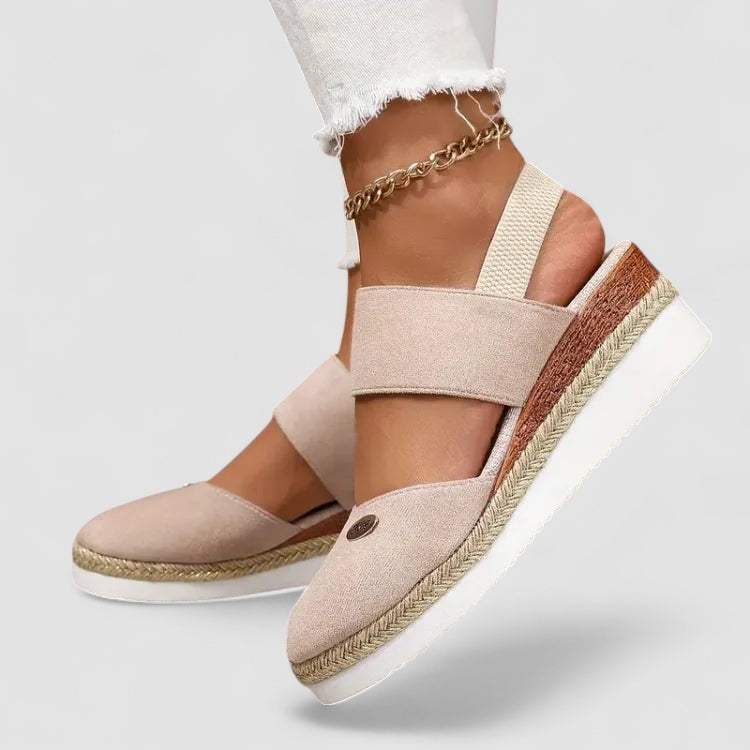 Weber™ | Antonia - Orthopädische Sandalen mit Absatz, Atmungsaktiv und Entspannend