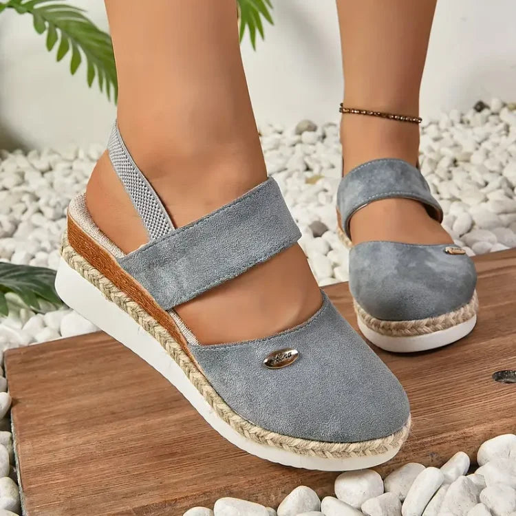 Weber™ | Antonia - Orthopädische Sandalen mit Absatz, Atmungsaktiv und Entspannend