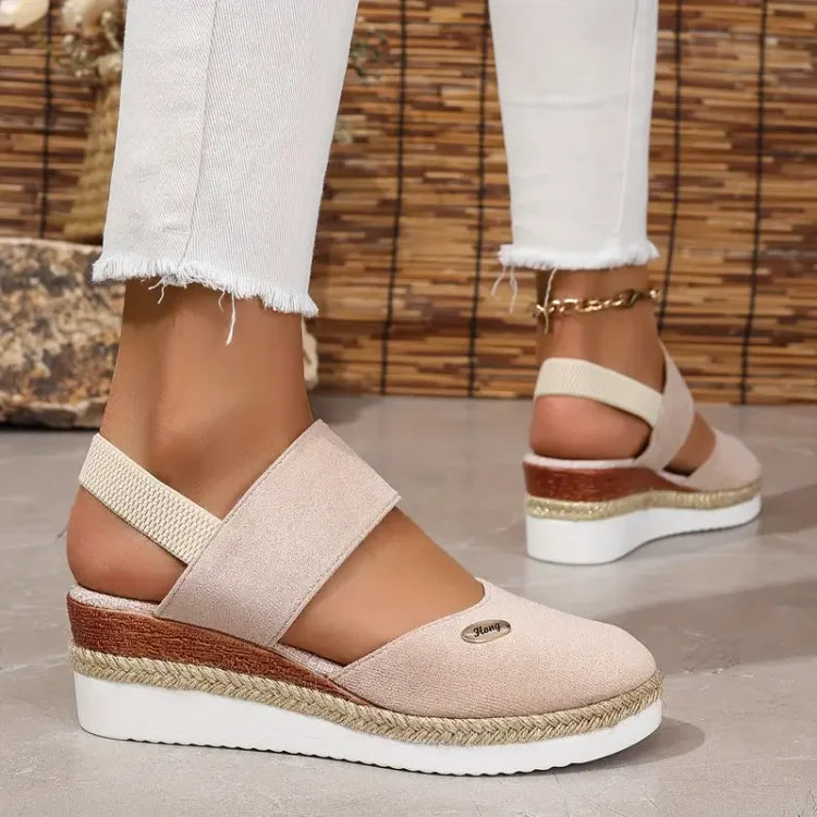 Weber™ | Antonia - Orthopädische Sandalen mit Absatz, Atmungsaktiv und Entspannend
