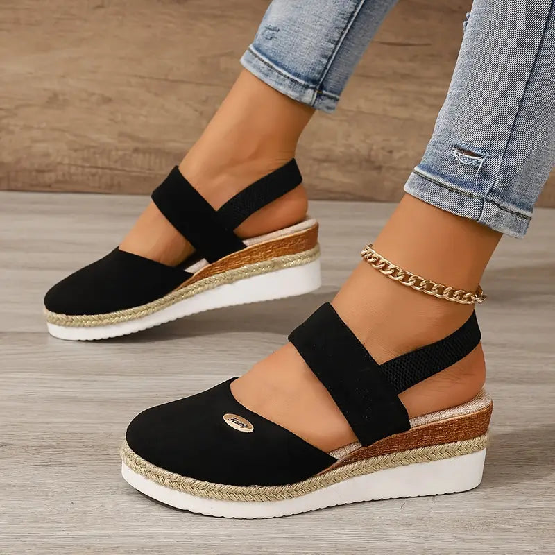 Weber™ | Antonia - Orthopädische Sandalen mit Absatz, Atmungsaktiv und Entspannend