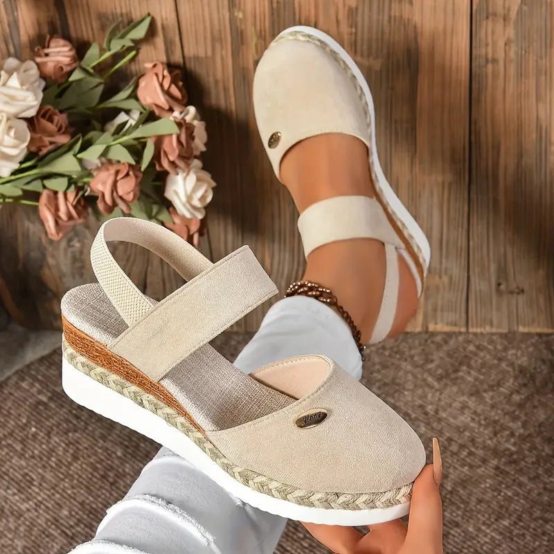Weber™ | Antonia - Orthopädische Sandalen mit Absatz, Atmungsaktiv und Entspannend