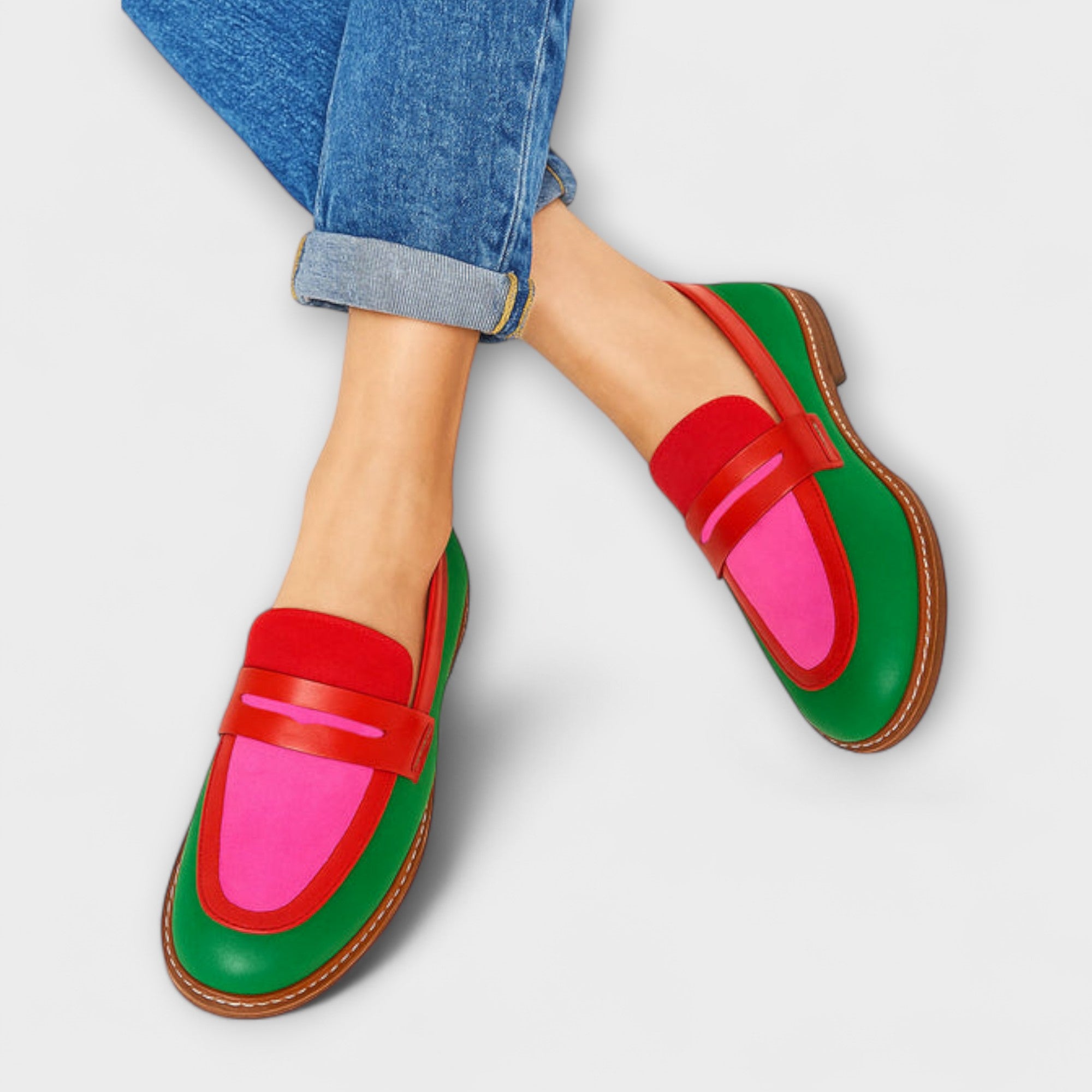 Weber™ | Nyla – Farbblock Loafer im lässigen Stil