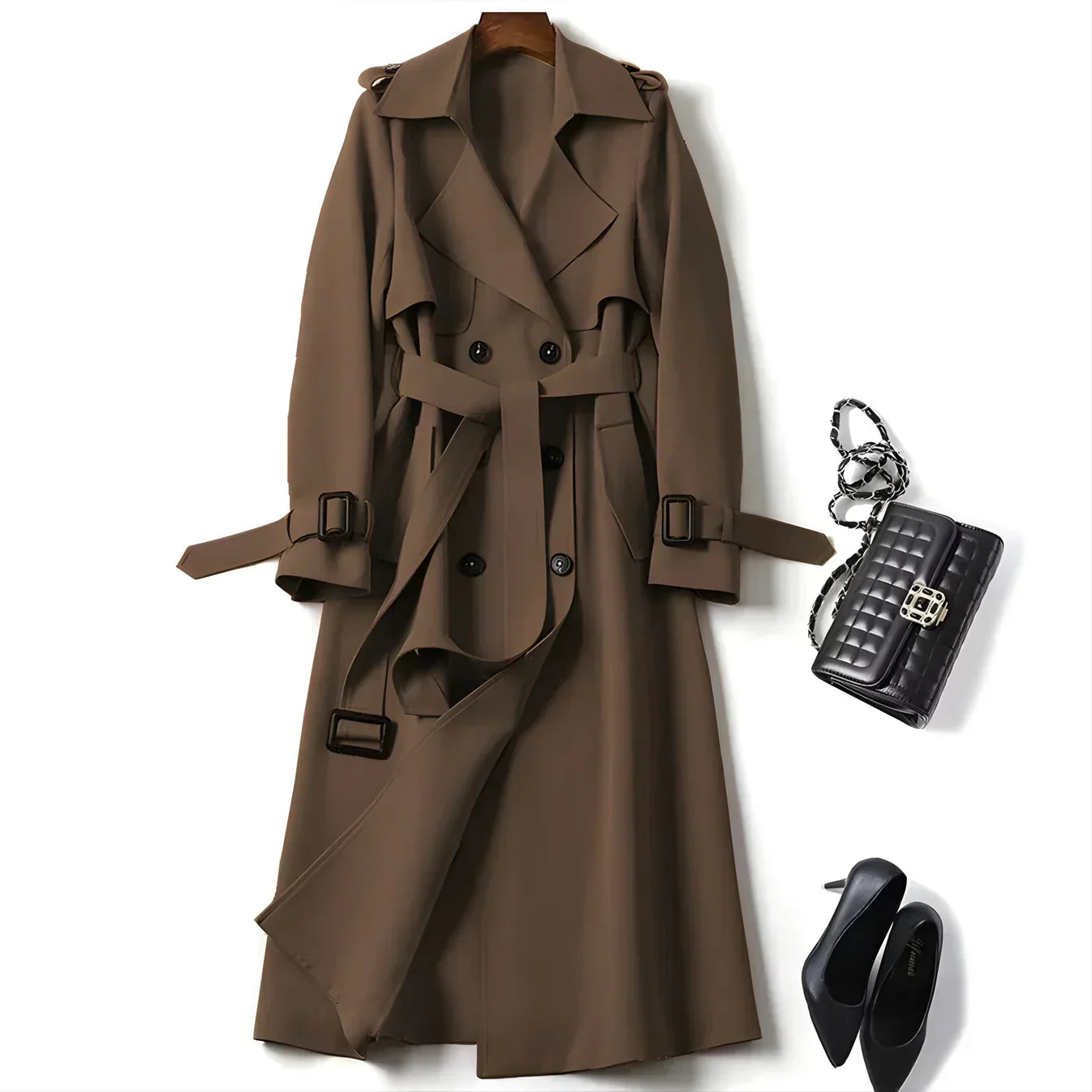 Weber™ | Vespara – Eleganter Trenchcoat mit zeitlosem Stil