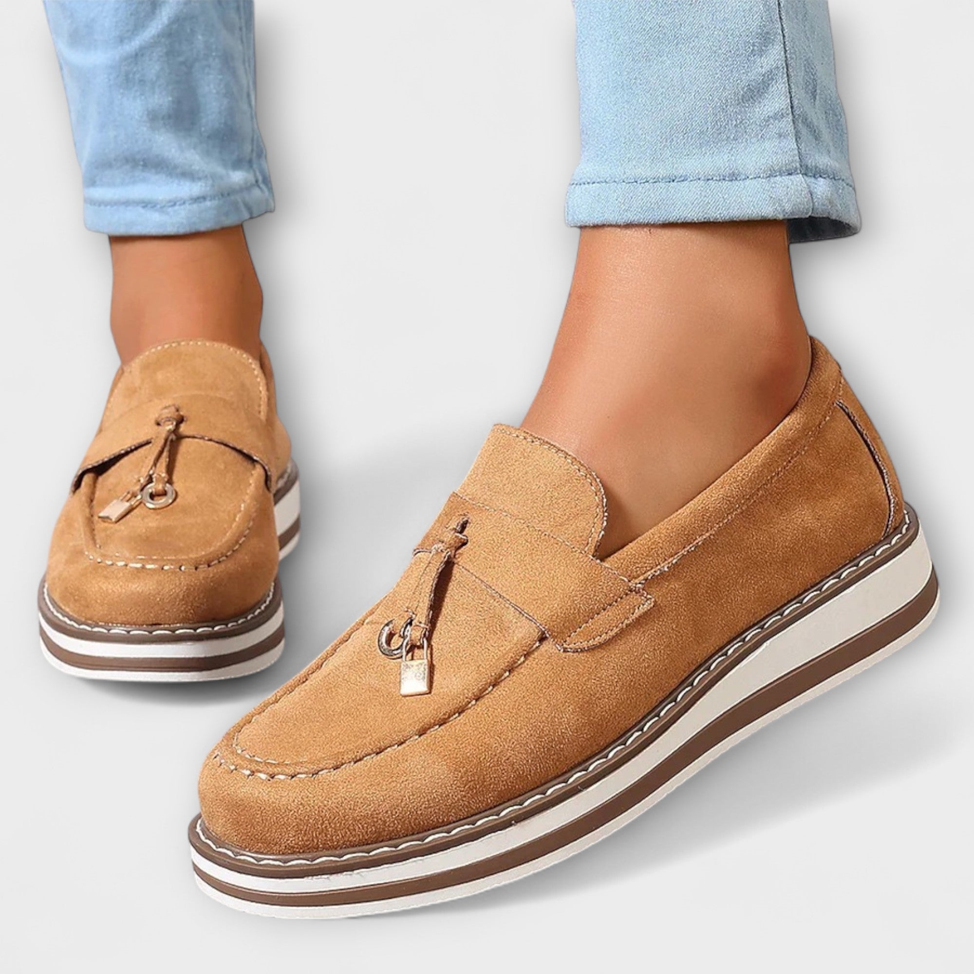 Weber™ | Halo – Rentot Loafer mit runder Spitze