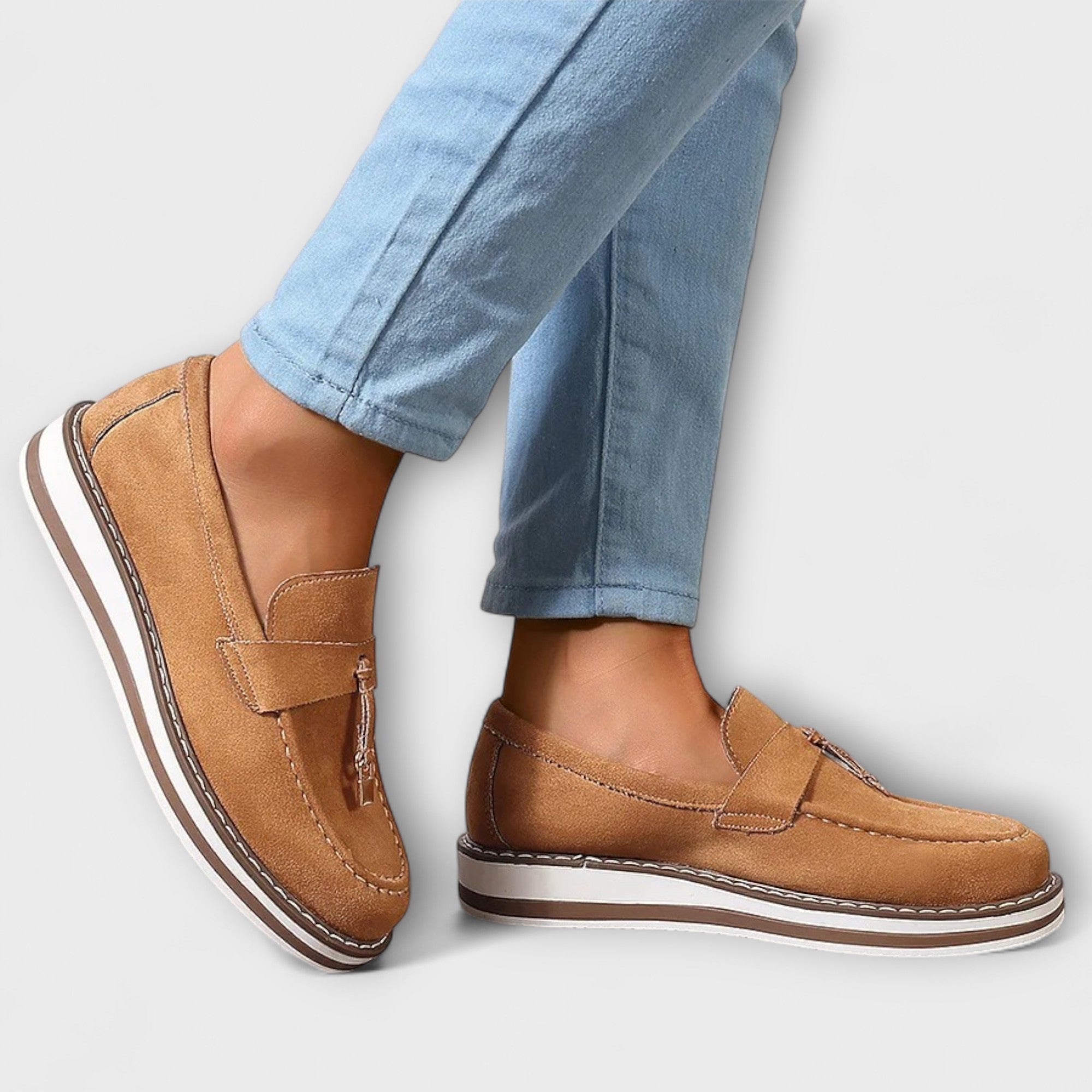 Weber™ | Halo – Rentot Loafer mit runder Spitze