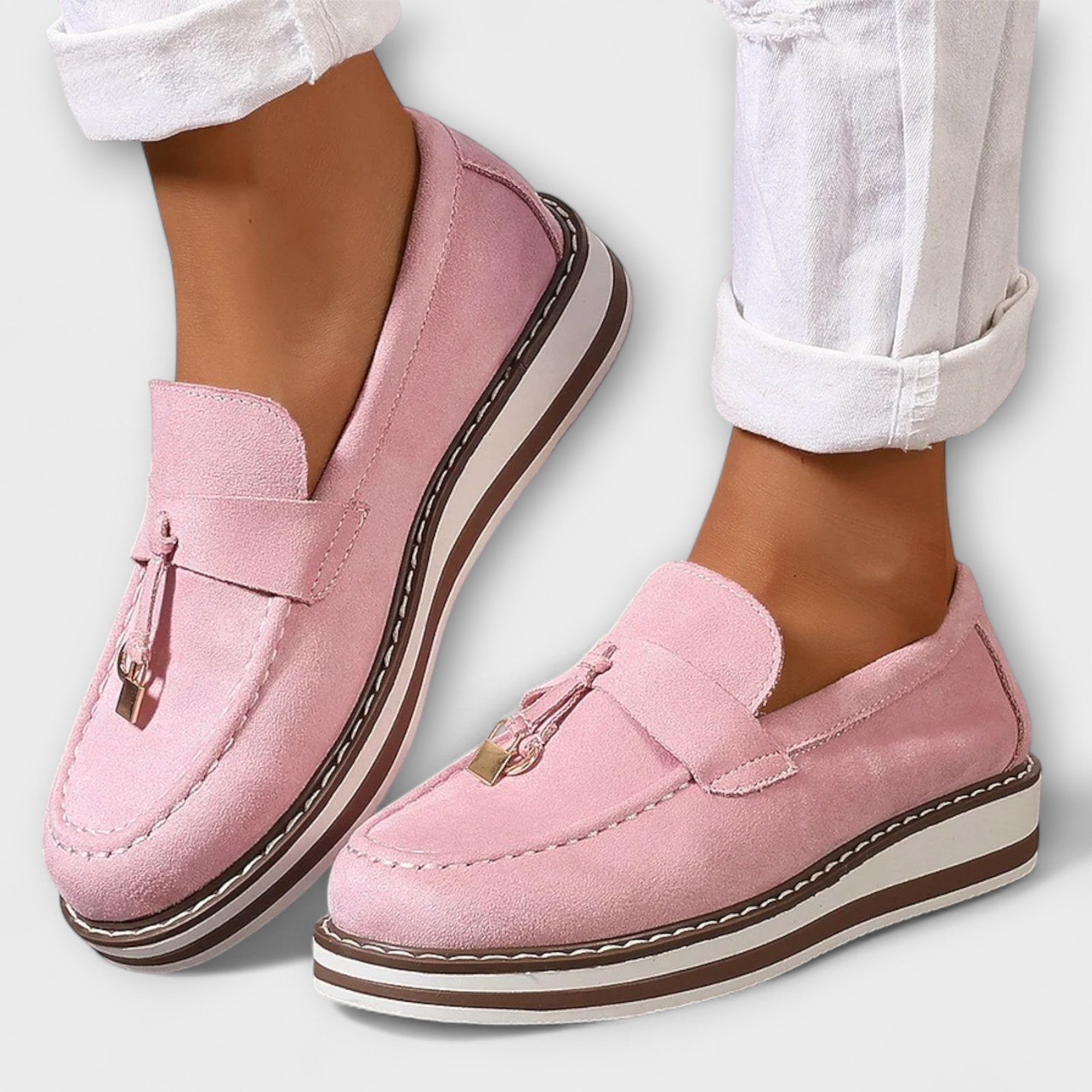 Weber™ | Halo – Rentot Loafer mit runder Spitze