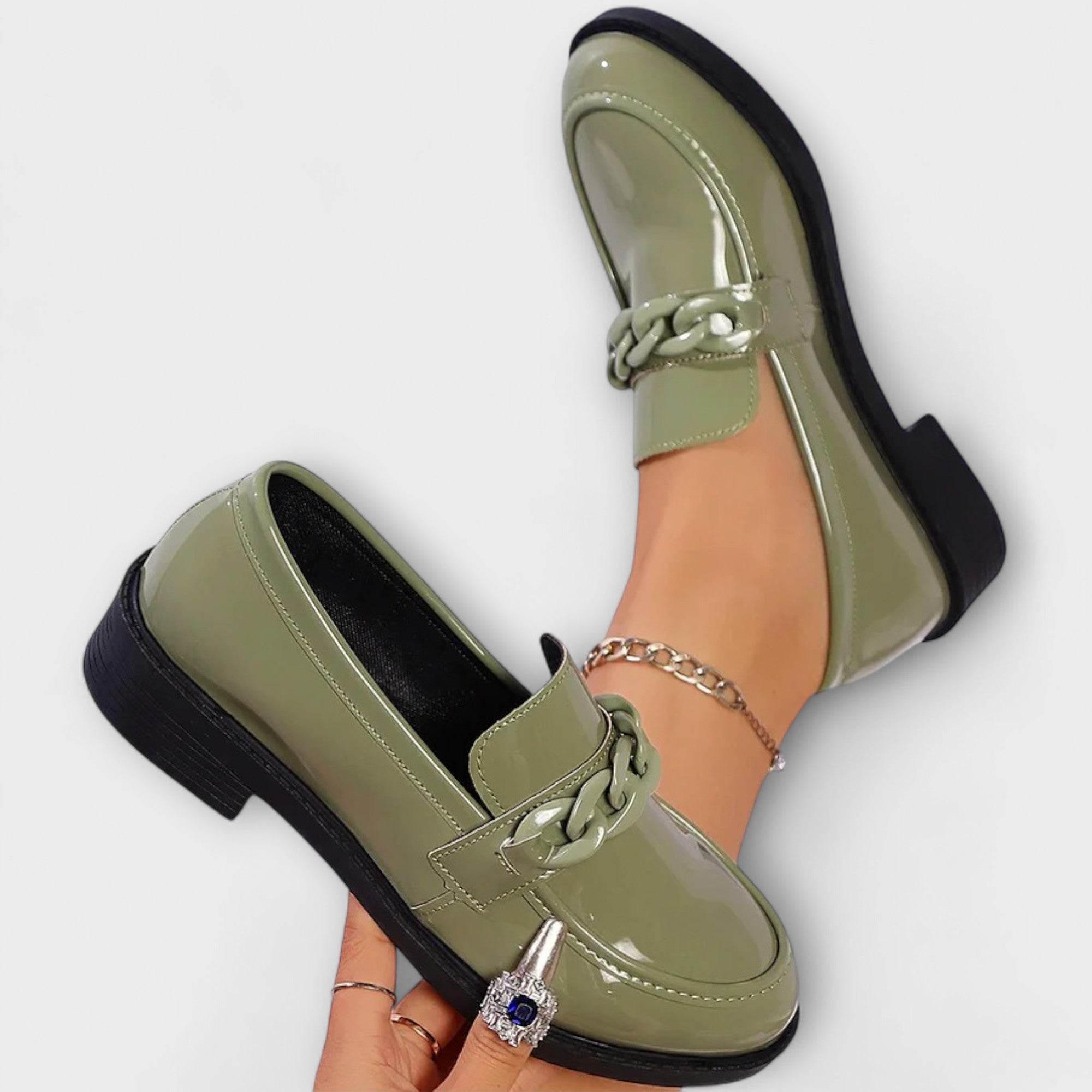 Weber™ | Lumi – Runde Teenvorm, Legere Loafers