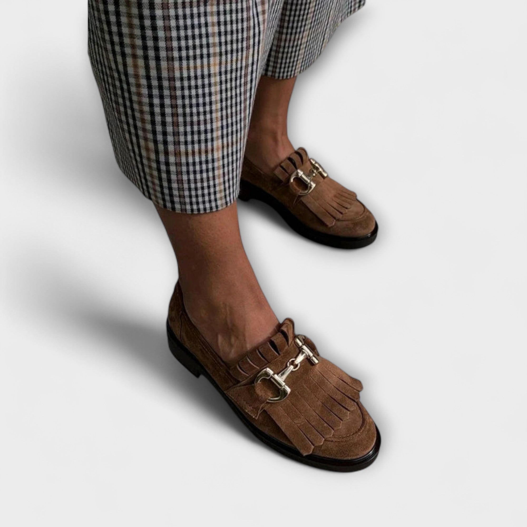 Weber™ | Fleur – Brauner Loafer mit runder Spitze