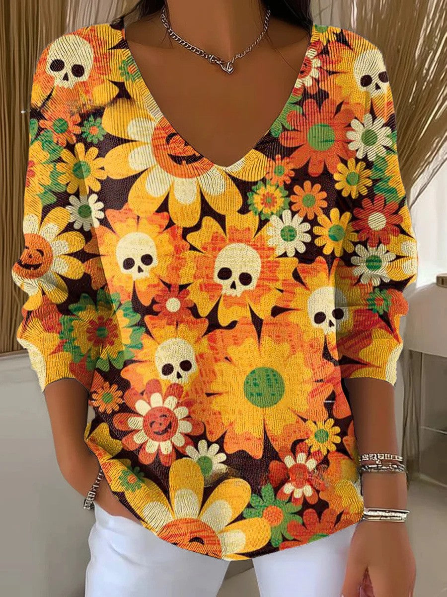 ELODIE | Pullover mit V-Ausschnitt