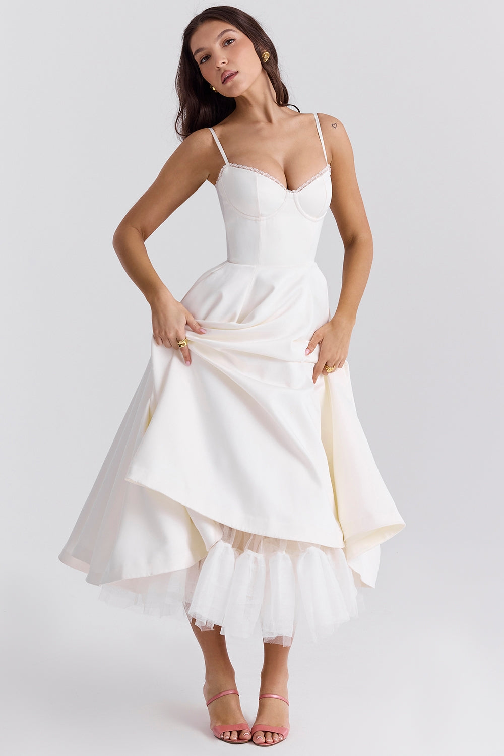 Weber™ | Cindy - Midi Kleid aus Tüll