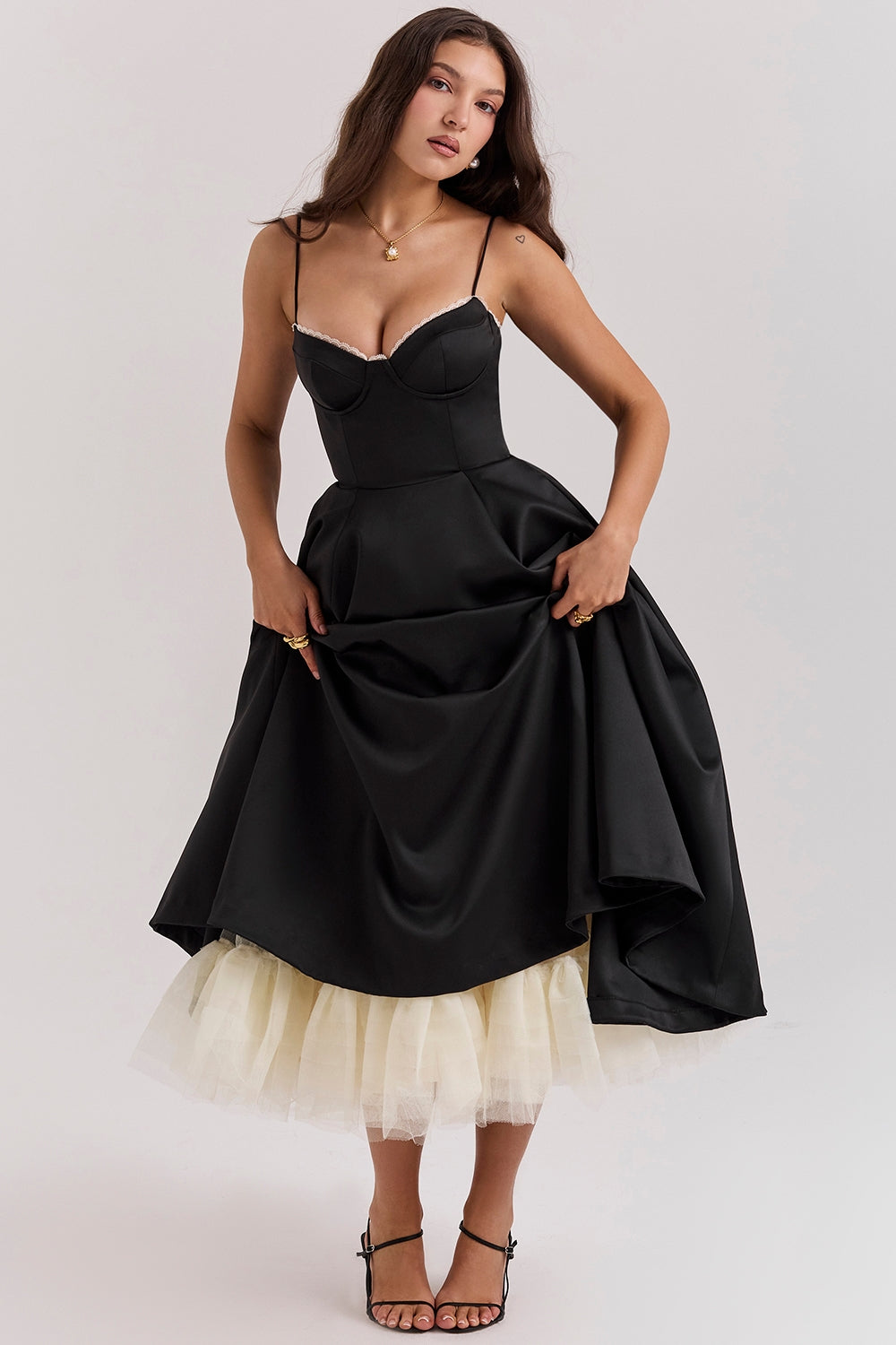 Weber™ | Cindy - Midi Kleid aus Tüll