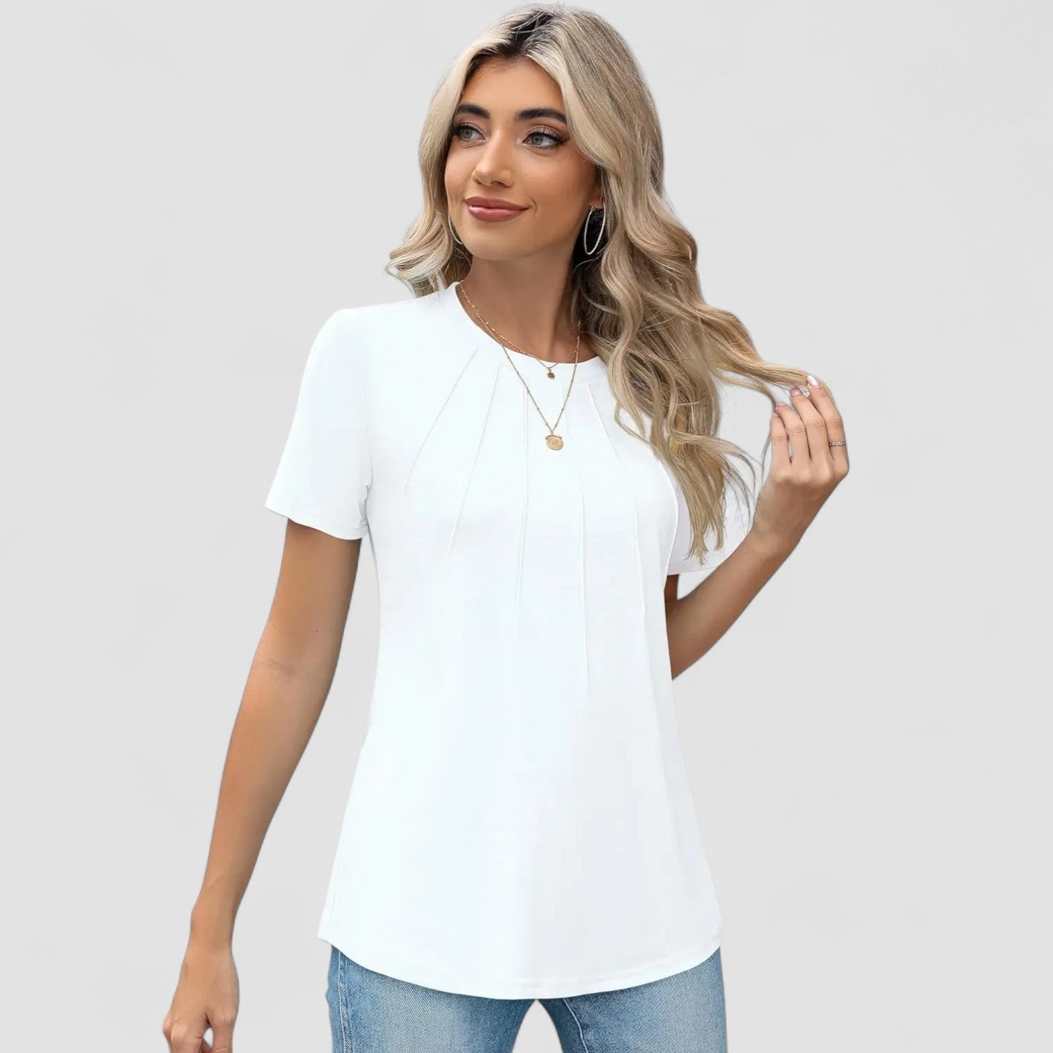 Weber™ | Noelie – Kurzarm-Shirt mit Nahtdetails