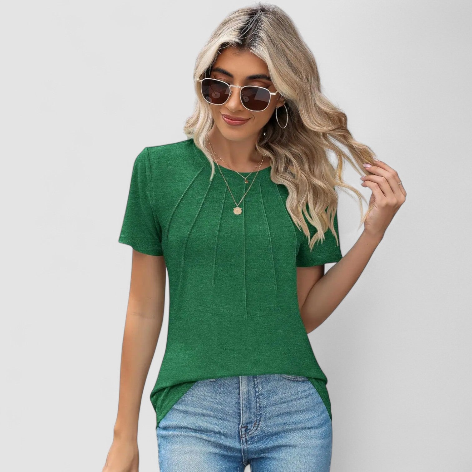 Weber™ | Noelie – Kurzarm-Shirt mit Nahtdetails