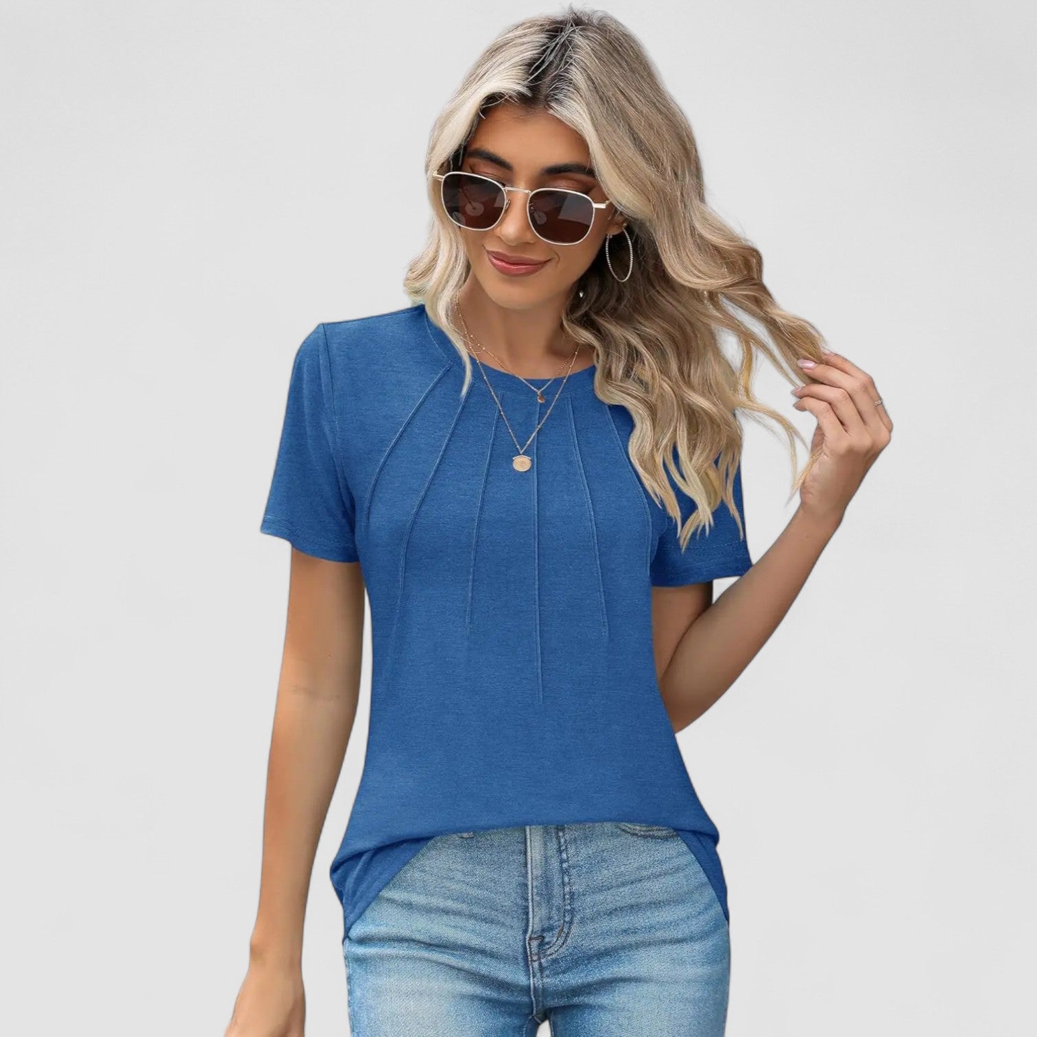 Weber™ | Noelie – Kurzarm-Shirt mit Nahtdetails