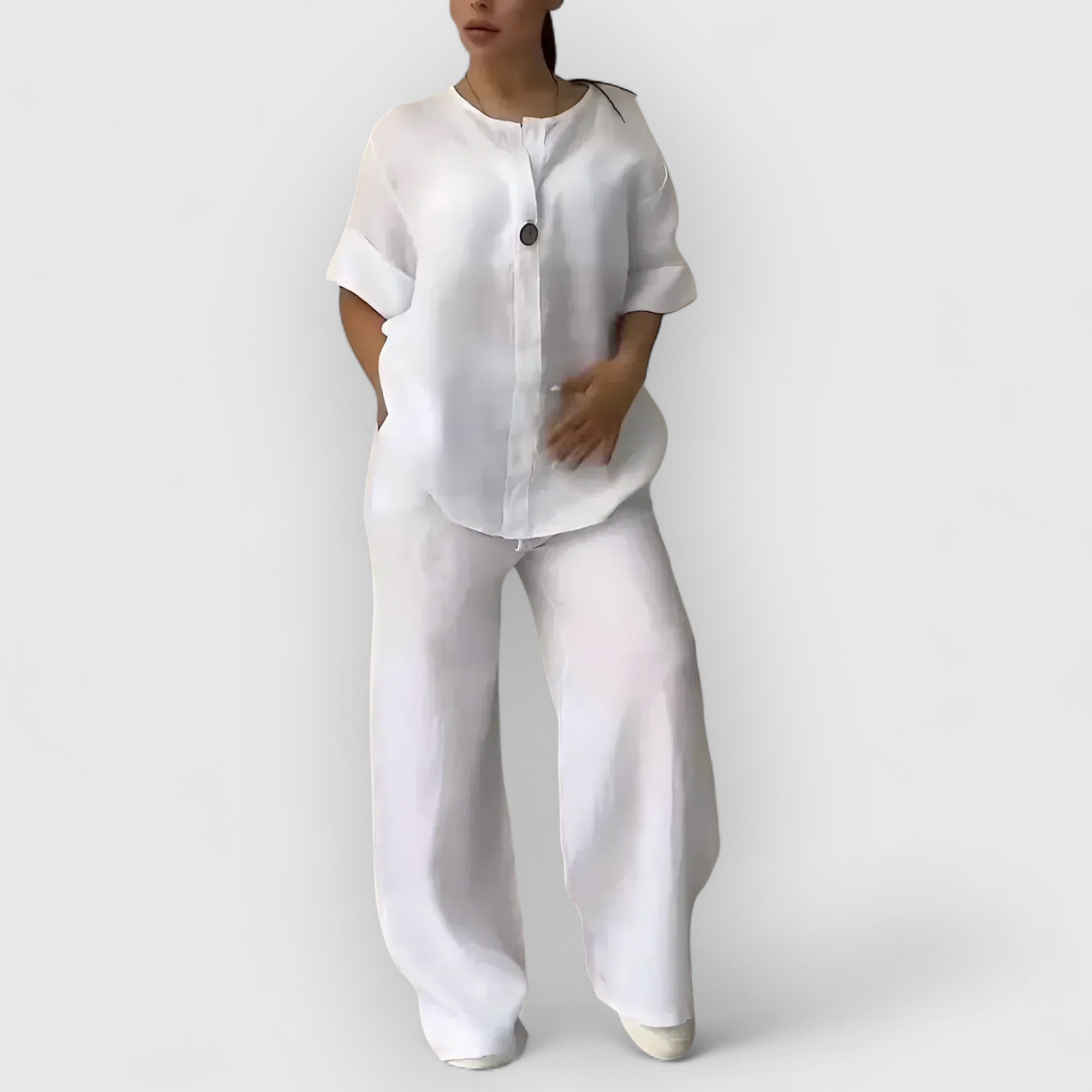 Weber™ | Margherita – Zweiteiliges Leinenmischset im lässigen, eleganten Stil