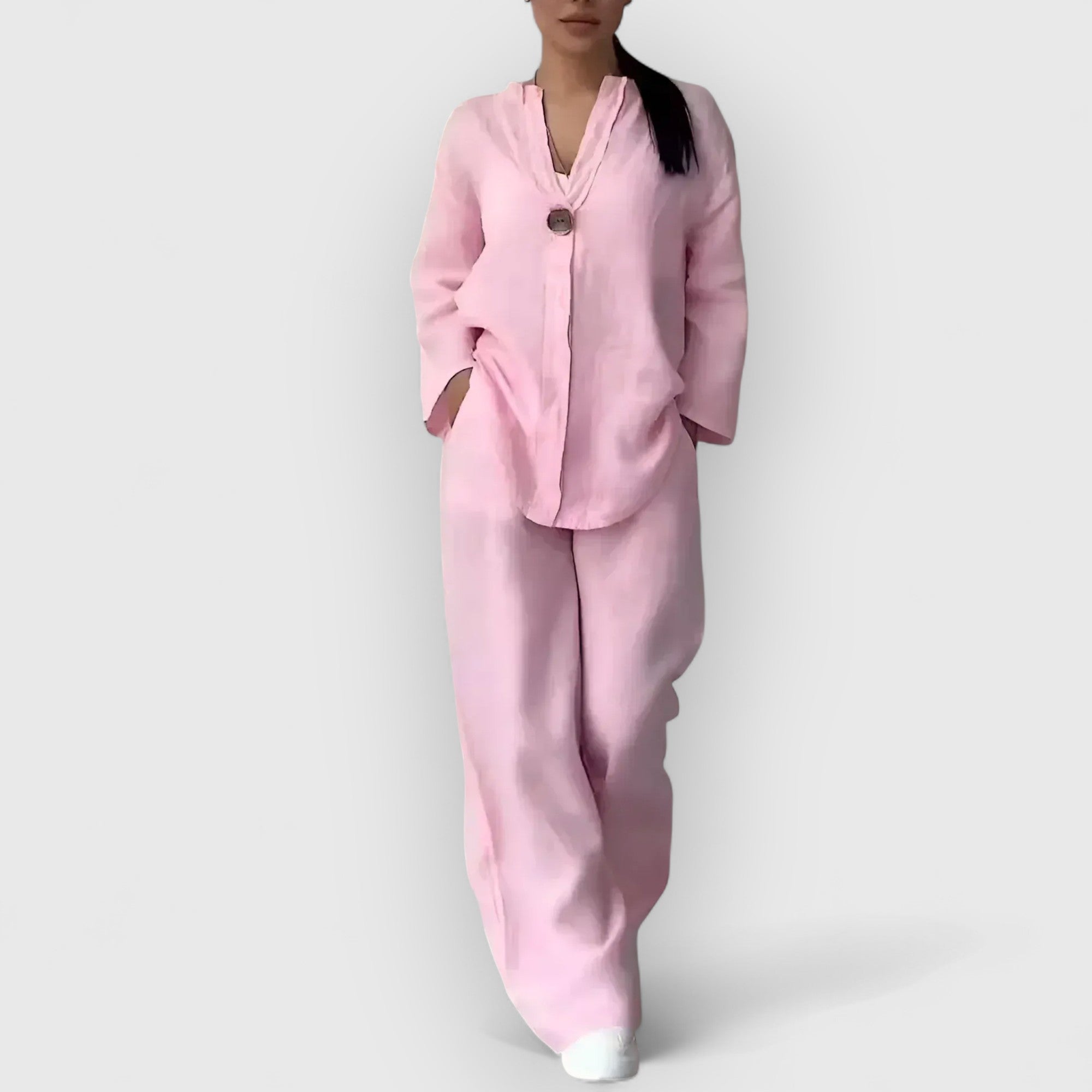 Weber™ | Margherita – Zweiteiliges Leinenmischset im lässigen, eleganten Stil