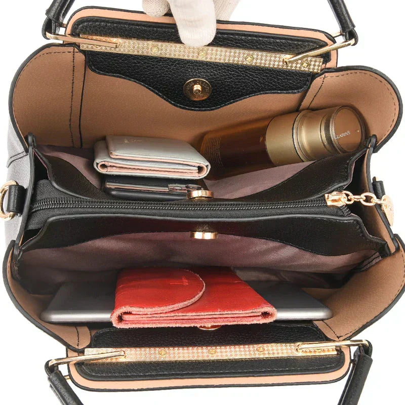 Weber™ | Weiche vegane Lederhandtasche