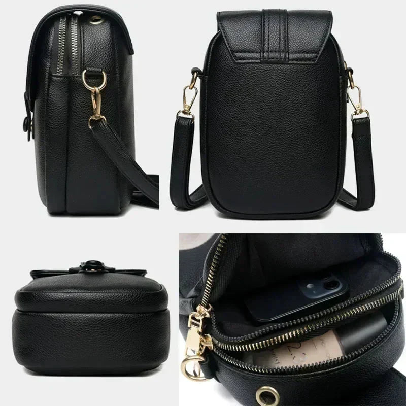 Weber™ | Retro-Lederhandtasche
