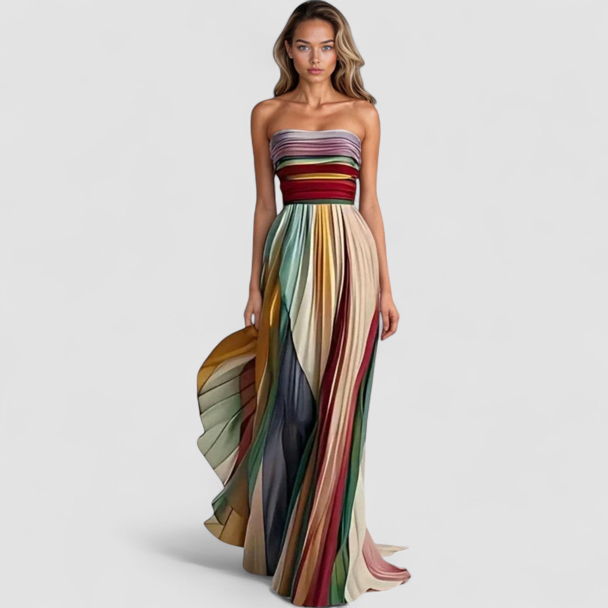Weber™ | Farbenfrohes ärmelloses Kleid