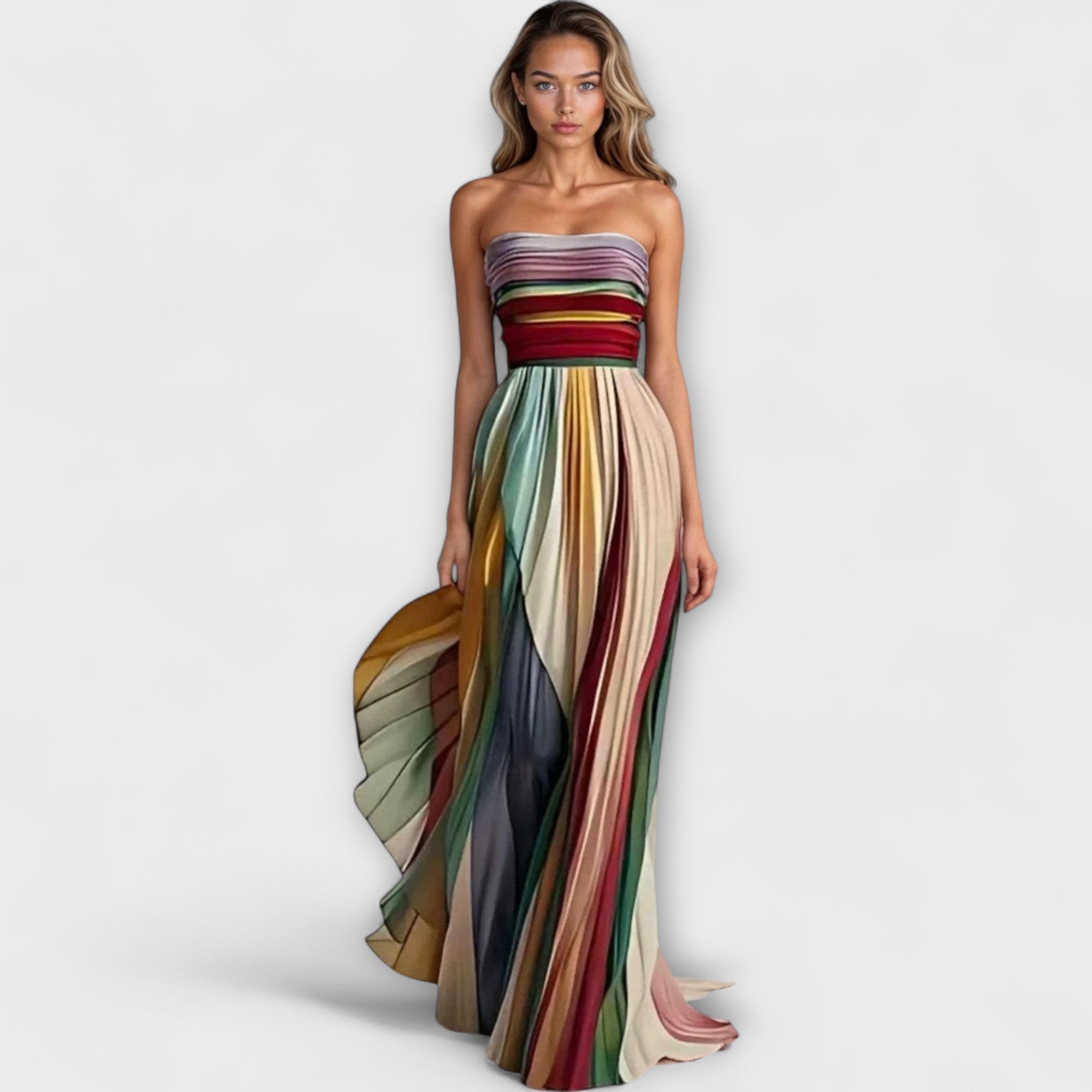 Weber™ | Farbenfrohes ärmelloses Kleid