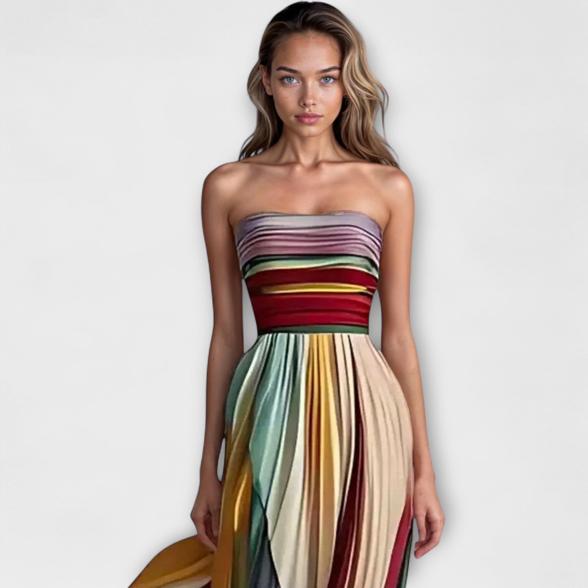 Weber™ | Farbenfrohes ärmelloses Kleid